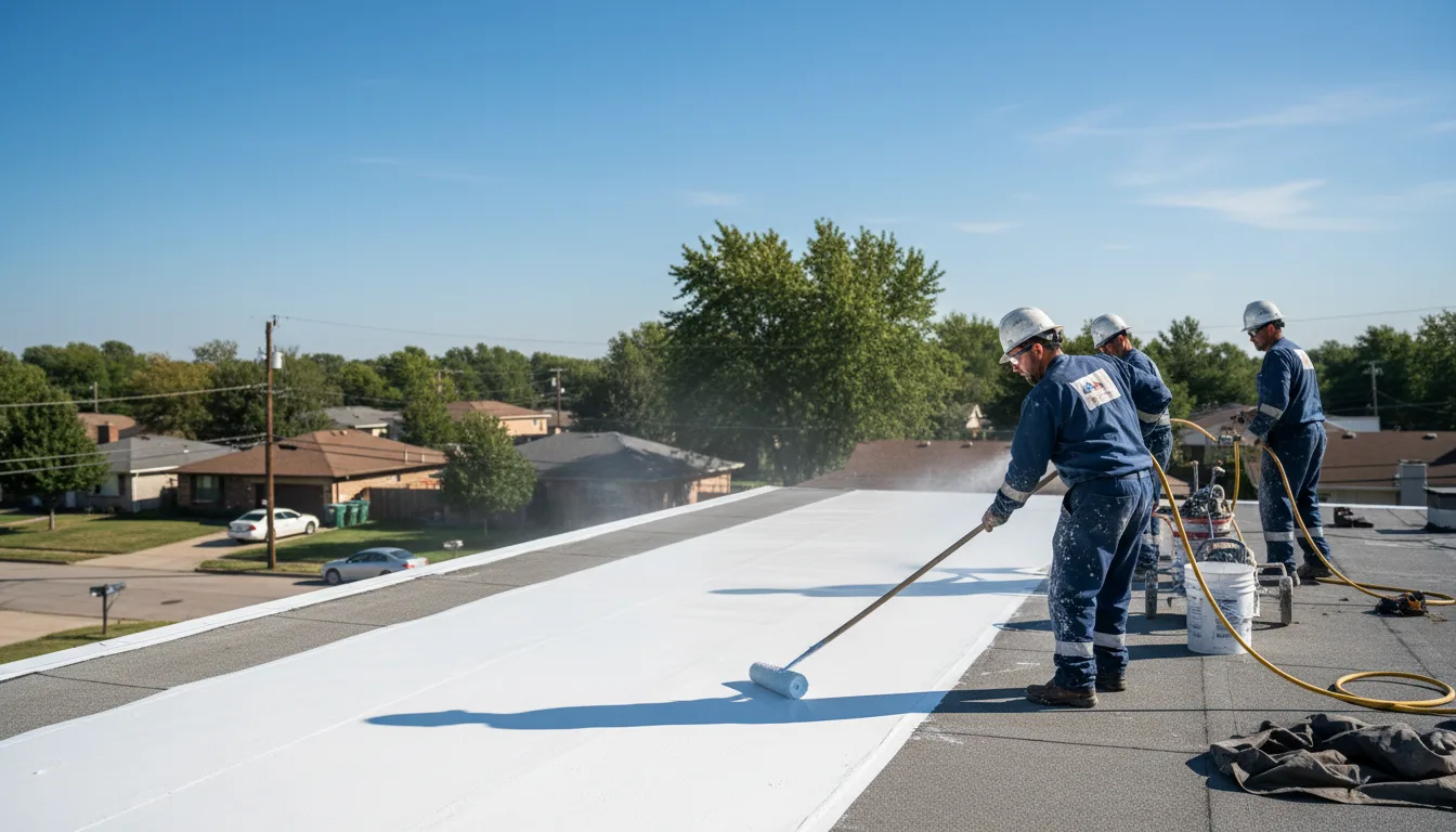Commercial roof coating in Lisbon, ME near me